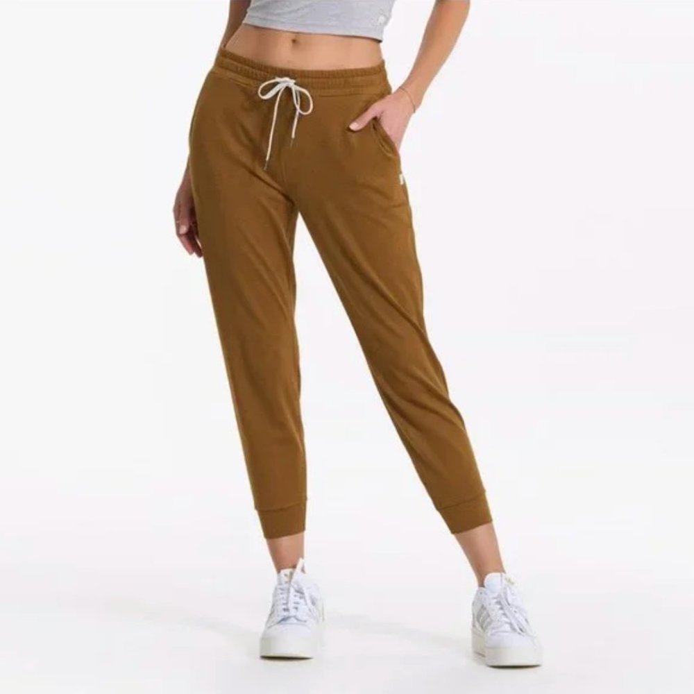 Vuori Performance Joggers Caramel Heather Small Long